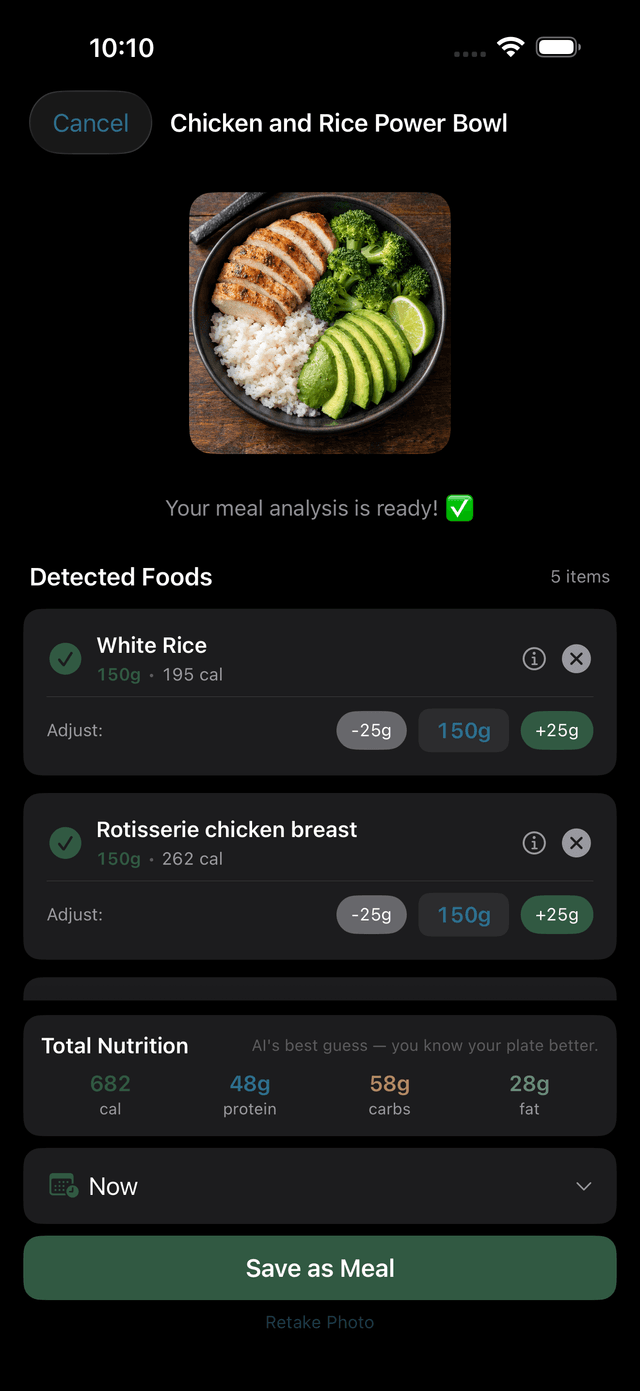 Ellim nutrition tracking